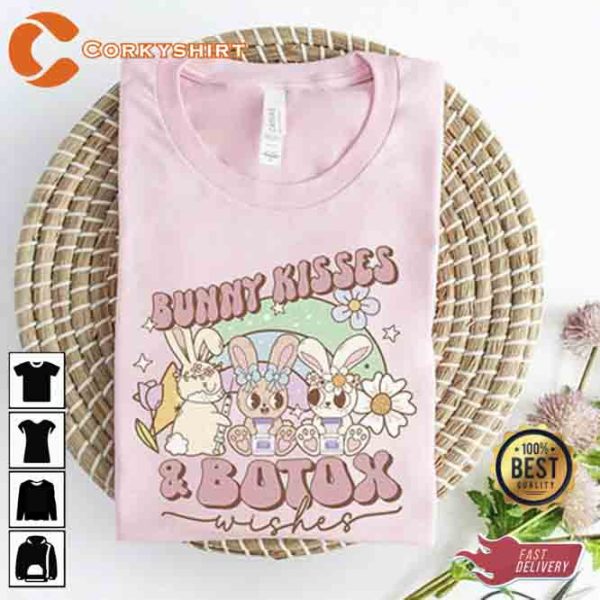 Cute Easter Bunny Aesthetic Nurse TShirt