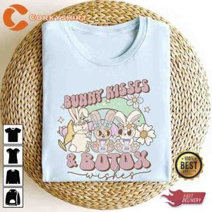 Cute Easter Bunny Aesthetic Nurse TShirt3