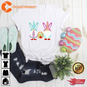 Cute Gnomes Bunny Sweatshirt Gift For Easter3