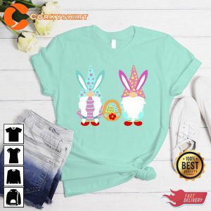 Cute Gnomes Bunny Sweatshirt Gift For Easter4