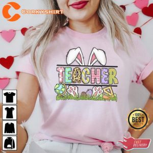 Cute Spring Teacher Shirt Easter Gift 1