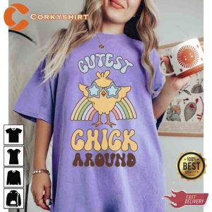 Cutest Chick Around Easter Peeps Shirt3