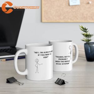Dad Joke HVAC System Ceramic Coffee Mug Best Seller