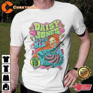 Daisy Jones The Six No Frame Music Band Concert Trending T-Shirt