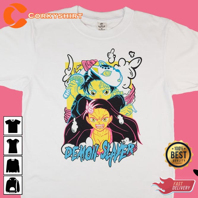 Demon Miami Anime Streetwear Unisex T-Shirt1