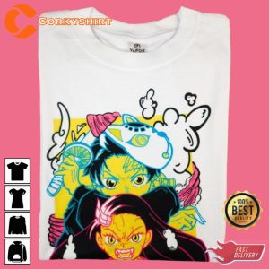 Demon Miami Anime Streetwear Unisex T-Shirt2