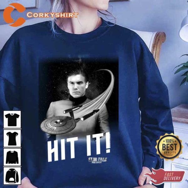 Discovery Captain Pike Hit It Star Trek Unisex T-Shirt