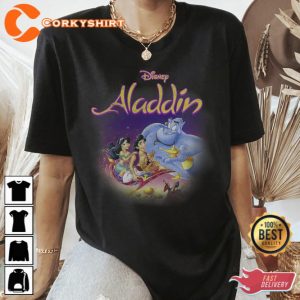 Disney Aladdin Magic Carpet Movie Cast T-Shirt