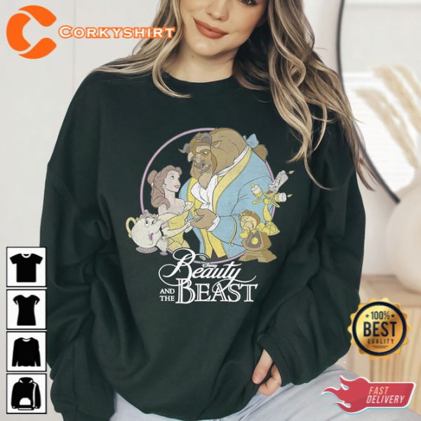 Disney Beauty And The Beast Classic Group Shot T-Shirt