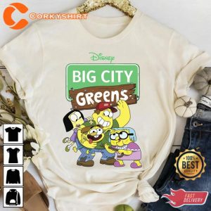 Disney Big City Greens Cute Characters Tilly Cricket T-Shirt