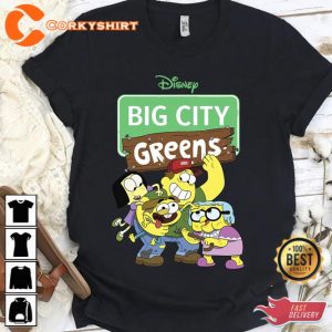 Disney Big City Greens Cute Characters Tilly Cricket T-Shirt