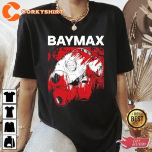 Disney Big Hero 6 Baymax Paint Graphic T-Shirt
