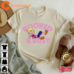 Disney Channel Lizzie McGuire Animated Lizzie Booked Busy T-Shirt 3