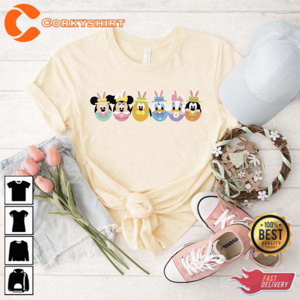 Disney Characters Happy Easter Shirt Gift for Holiday