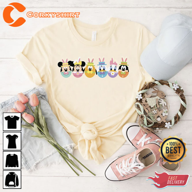 Disney Characters Happy Easter Shirt Gift for Holiday 1