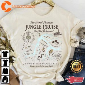 Disney Jungle Cruise World Famous Excursions Departing Daily T-Shirt