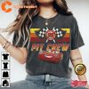 Disney Pixar Cars McQueen Pit Crew Red Distressed T-Shirt