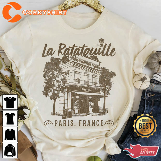 Disney Pixar Ratatouille Paris Shirt