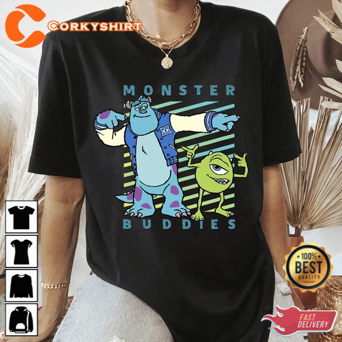 Disney Pixar Sulley and Mike Wazowski Monster Buddies T-Shirt