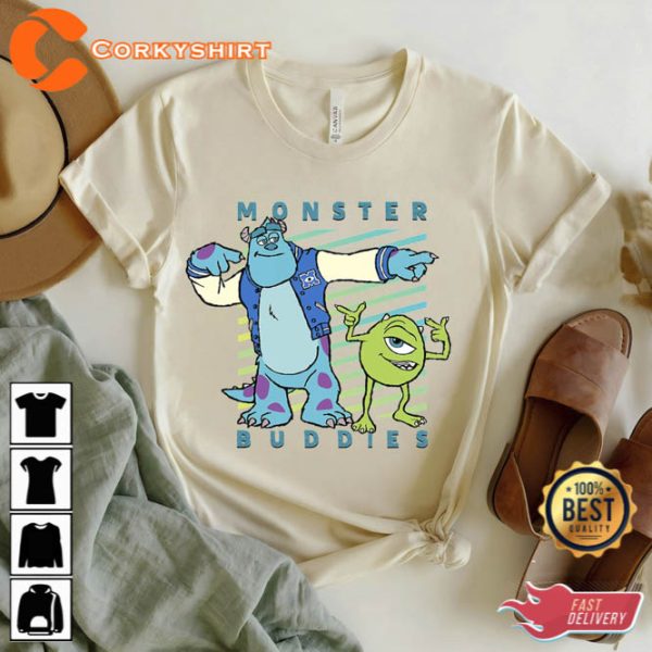 Disney Pixar Sulley and Mike Wazowski Monster Buddies T-Shirt