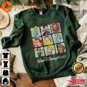 Disney Princess Vintage Family Matching Funny Walt Shirt