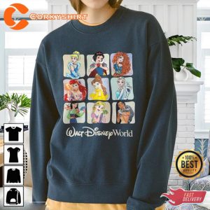 Disney Princess Vintage Family Matching Funny Walt Shirt