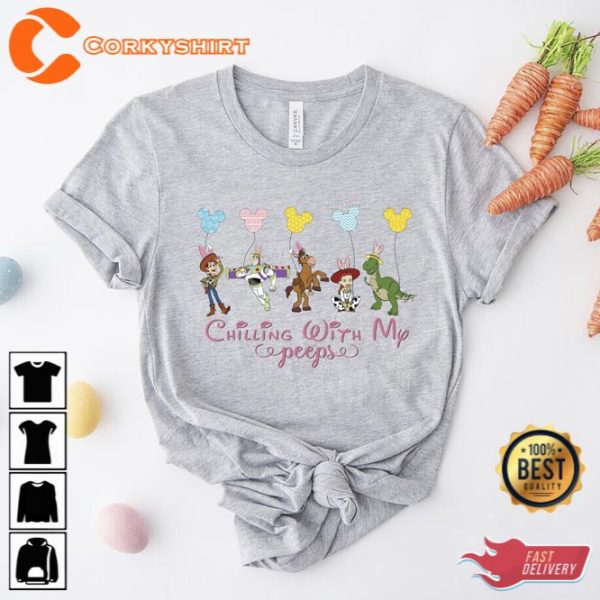 Disney Toy Story Characters Shirt Easter Gift