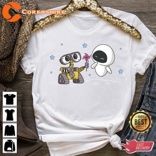 Disney Wall-E and Eve Shirt