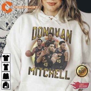 Donovan Mitchell Cleveland Cavaliers 90s Vintage Tee Shirt (6)