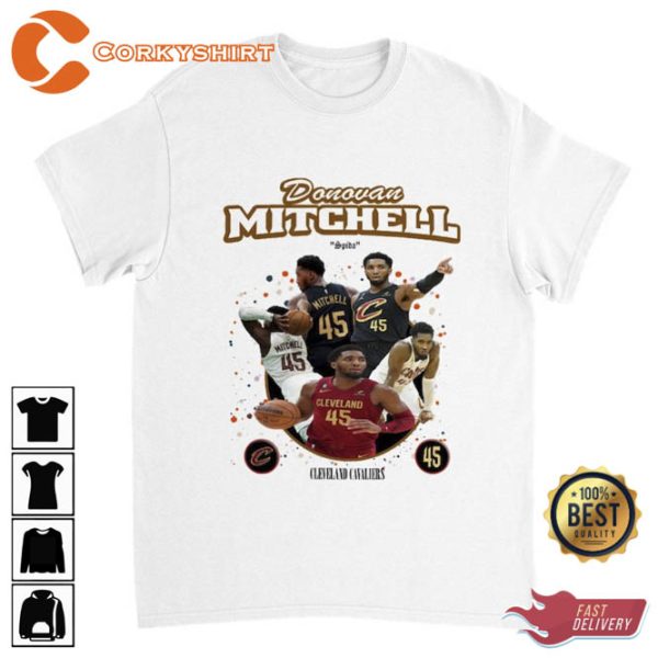 Donovan Mitchell Cleveland Cavaliers Basketball Lover Gift Unisex T-shirt