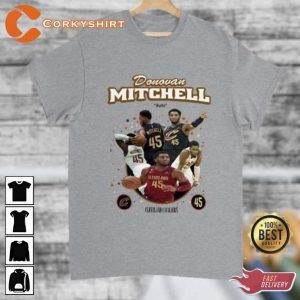 Donovan Mitchell Cleveland Cavaliers Basketball Lover Gift Unisex T-shirt