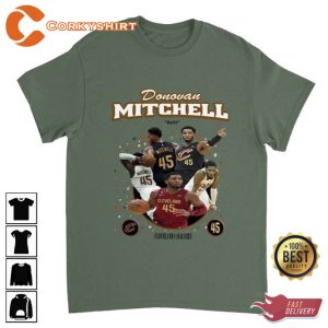 Donovan Mitchell Cleveland Cavaliers Basketball Lover Gift Unisex T-shirt (3)