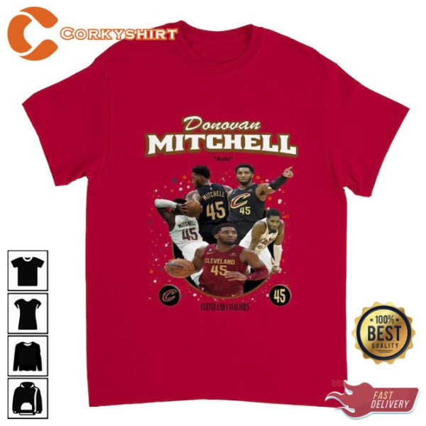 Donovan Mitchell Cleveland Cavaliers Basketball Lover Gift Unisex T-shirt