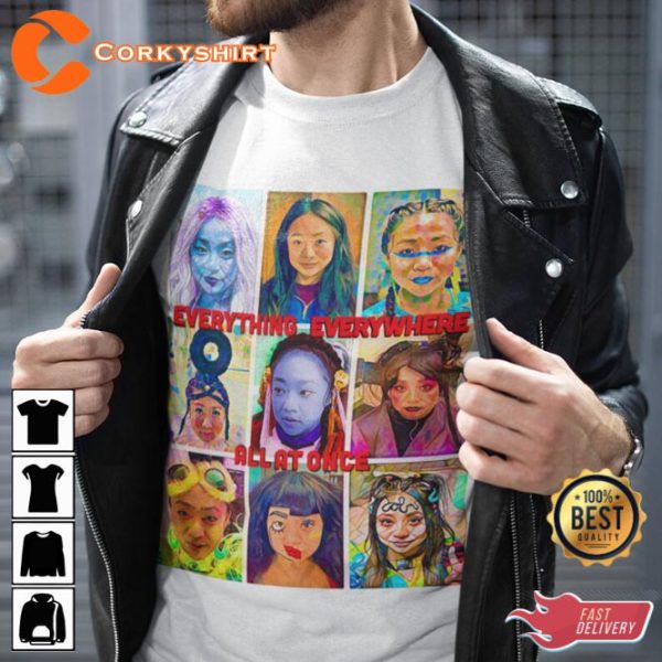 EEAAO Joy Wang Multiverse Movie Poster Graphic Unisex T-Shirt