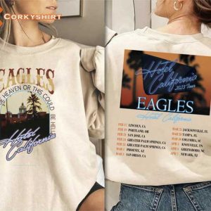 Eagles Hotel California 2023 Tour Unisex T-shirt (2)