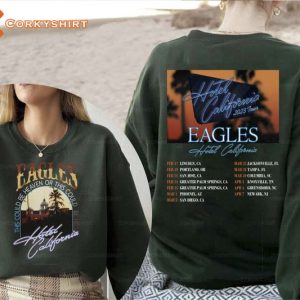 Eagles Hotel California 2023 Tour Unisex T-shirt (3)