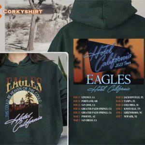 Eagles Hotel California 2023 Tour Unisex T-shirt (4)