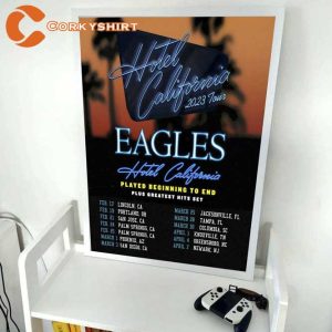 Eagles Hotel California Tour 2023 Poster