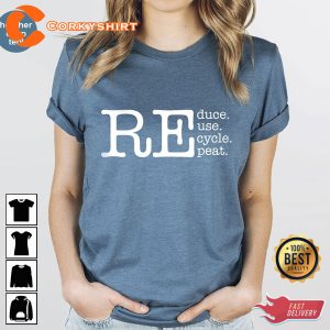 Earth Day Recycle T-Shirt Climate Change Tees