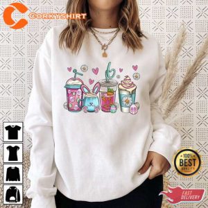 Easter Beverages Sweatshirt Carrot Juice and Latte