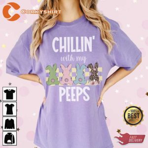 Easter Chillin' With My Peeps T-shirt (3)