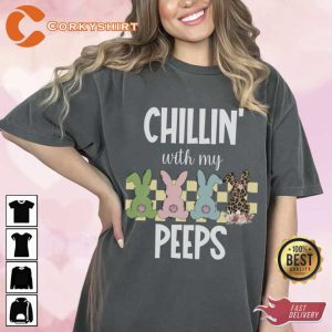Easter Chillin' With My Peeps T-shirt (4)