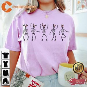 Easter Dancing Skeleton Unisex T-shirt2