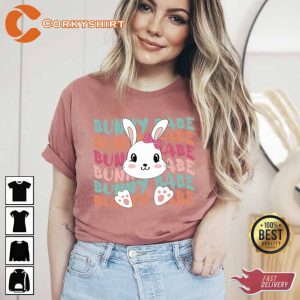 Easter Day Bunny Babe Unisex Shirt1