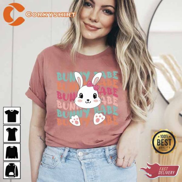 Easter Day Bunny Babe Unisex Shirt
