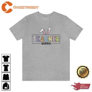 Easter Day Teacher Bunny Tshirt