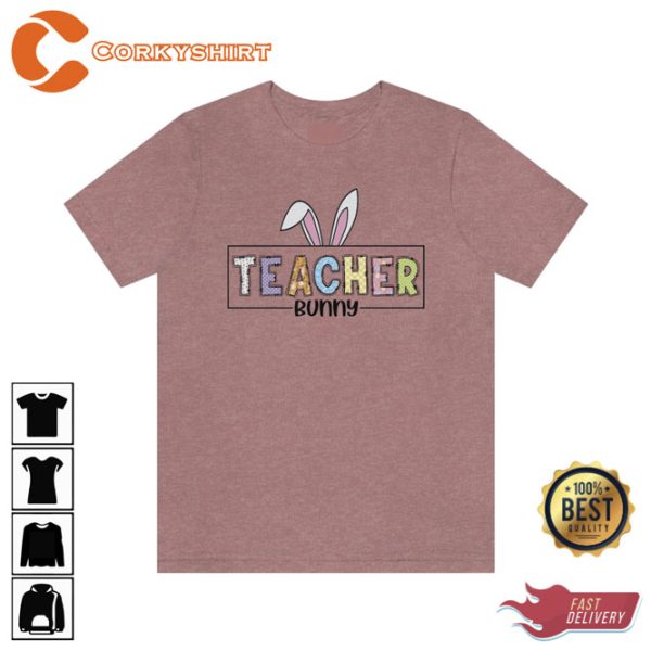 Easter Day Teacher Bunny Tshirt