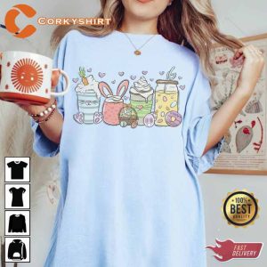 Easter Eggs Coffee Unisex T-shirt4