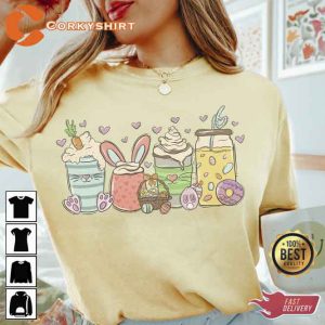 Easter Eggs Coffee Unisex T-shirt5