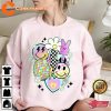 Easter Holiday Sweatshirt Smiley and Peep